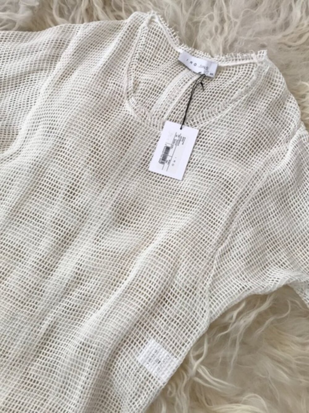 IRO Sheer Woven Top 1520 - Picture 5 of 6
